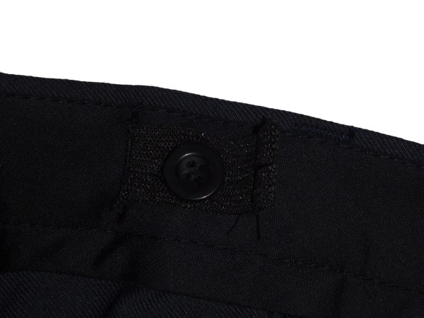 Navy Trousers internal elastic waist adjuster